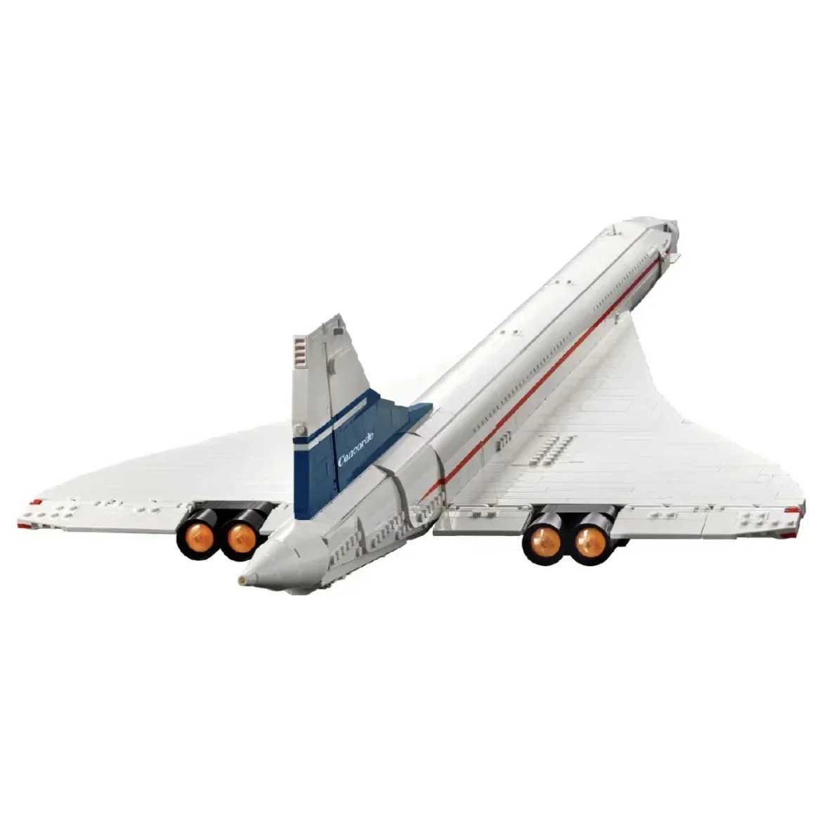 Aircraft Modle 10318 Concorde Airbus Building Block Technology 105cm Aircraft Model Building Block Childrens Birthday Gift Education Toy S