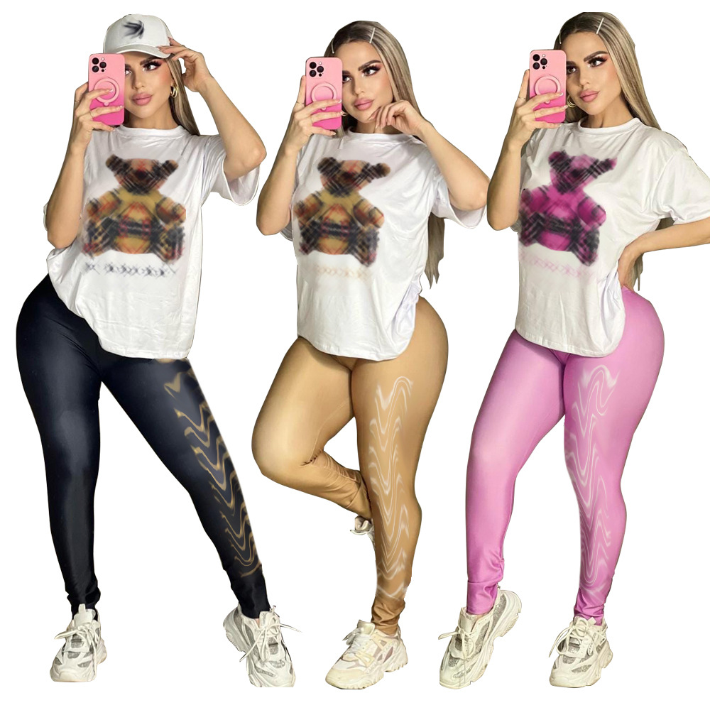 Designer Tracksuit Plus Size Women 2 Piece Sets Polyester Top And Pants Clothes Casual Outfit Sports Suits Sweatsuits jogging training suits