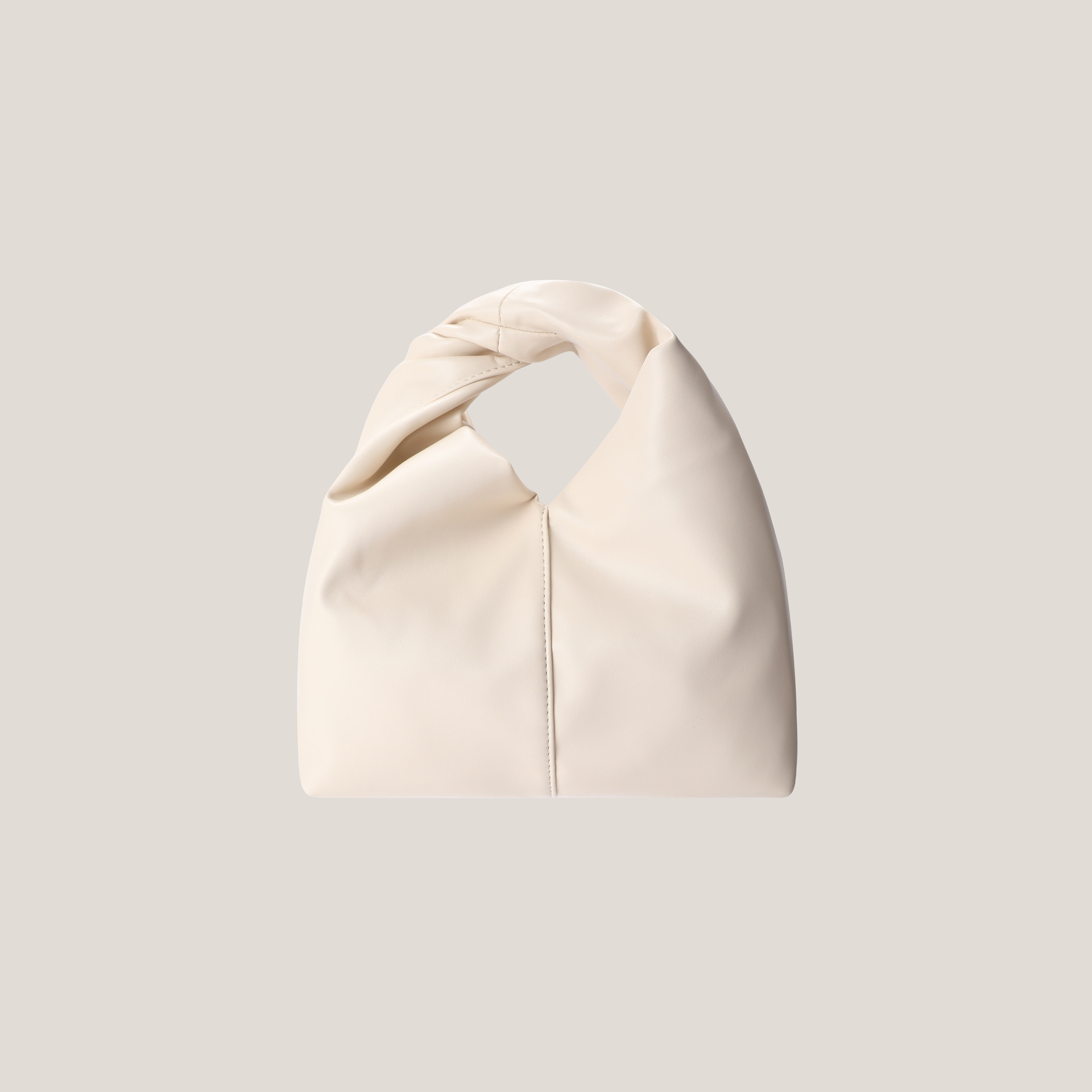 Cloud Bag Women's Handbag Underarm Bag French High end Pleated Cow Horn Bun Soft Leather Dumpling Bun Single Shoulder Small Package
