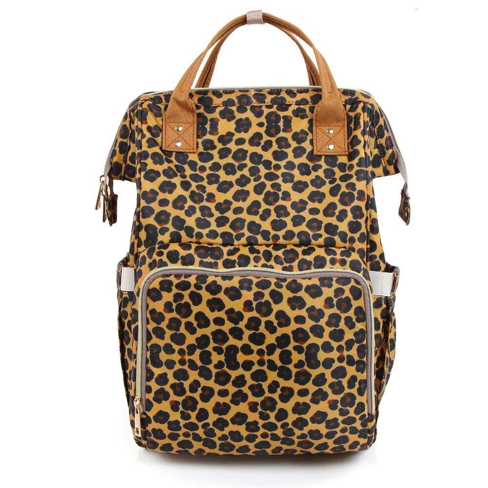 Ddmytiger Ddmytiger Thickened Leopard Print Cow Outdoor Sports Backpack Diaper Bag Women S Storage H