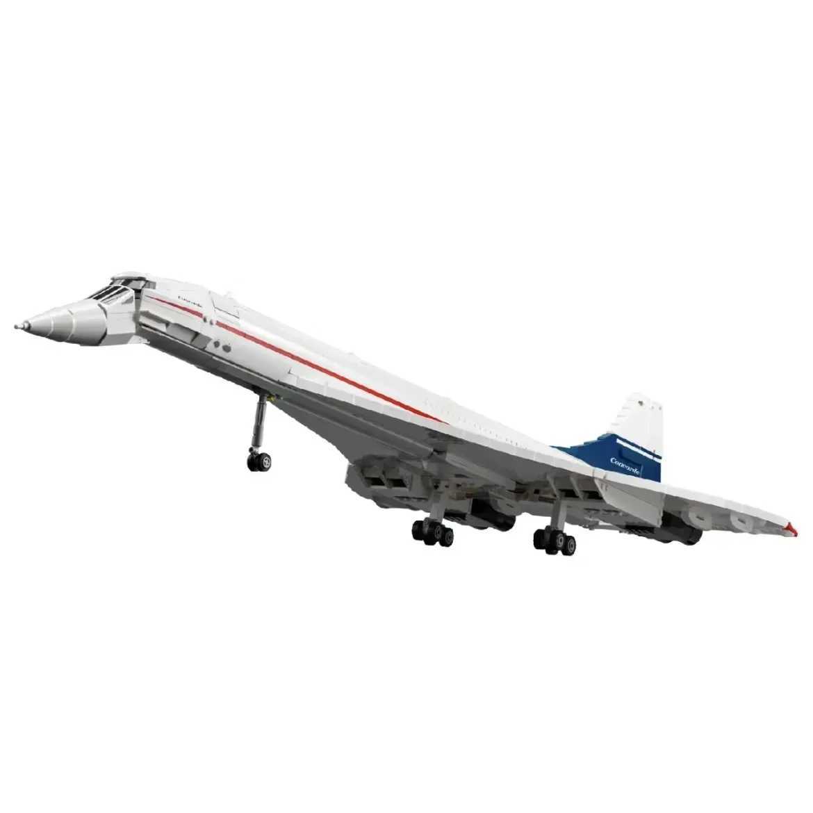 Aircraft Modle 10318 Concorde Airbus Building Block Technology 105cm Aircraft Model Building Block Childrens Birthday Gift Education Toy S