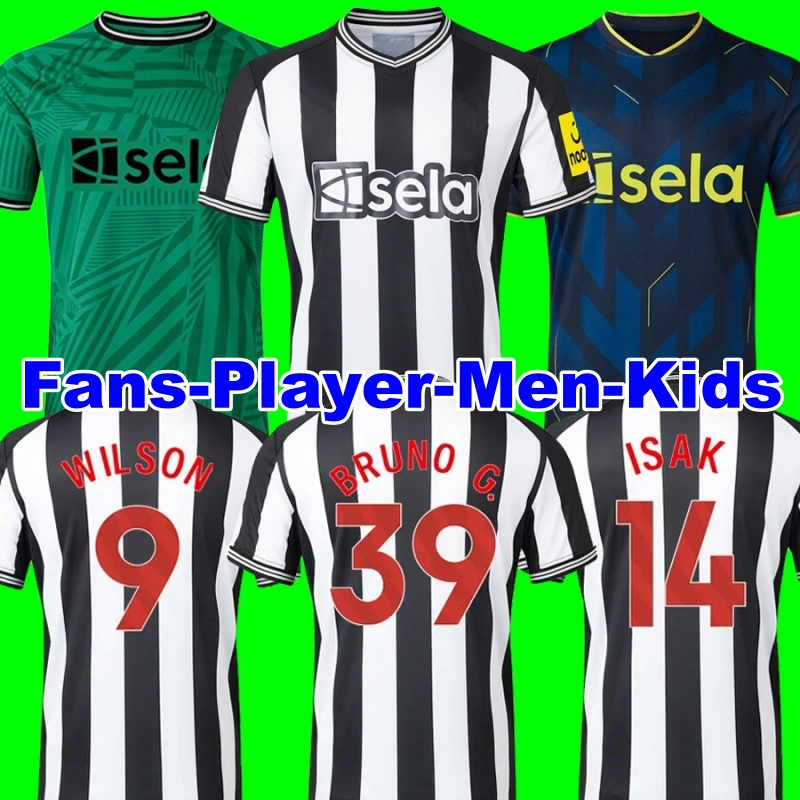 23 24 ISAK BRUNO G. Soccer Jerseys TONALI GORDON WILLOCK KELLY 2023 2024 football shirt JOELINTON HALL LIVRAMENTO BARNES MURPHY jersey Men Kids kit uniforms