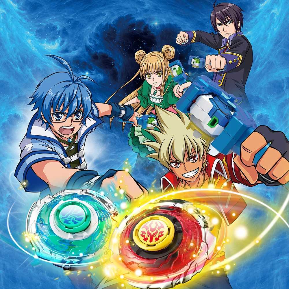 4D Beyblades Infinite Nado 3 Sports Series Super Whisper Rotating Top Gyroscope Interchangeable Stunt Tip Metal Ring Launcher Anime Childrens Toys Q24