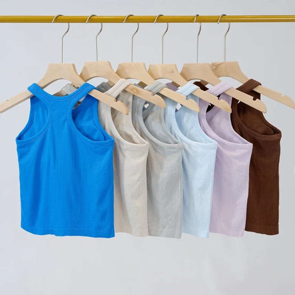 lu yoga align vest bra tank tops ebb to street emale women iess crop ribbed cropped racerback breathable top summer ll lemon g lululemonset lululemonly lululy TJVT