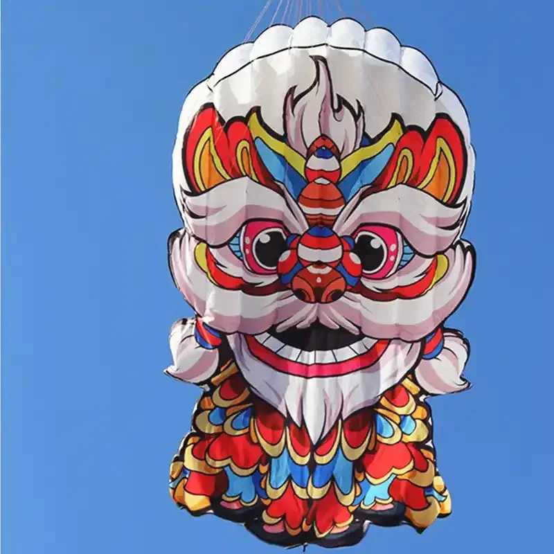 Kite Accessories lucky lion kite flying soft kite for adults kites line traditional kite giant kites for adults inflatable kite fly