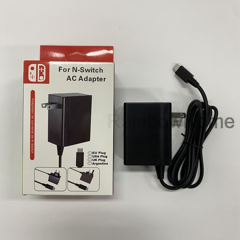 Replacement AC Power Supply Adapter Fast Charging Kit for NS Switch Game Console OLED Dock Pro Controller Travel Wall Charger Charging Adapter USB Typ