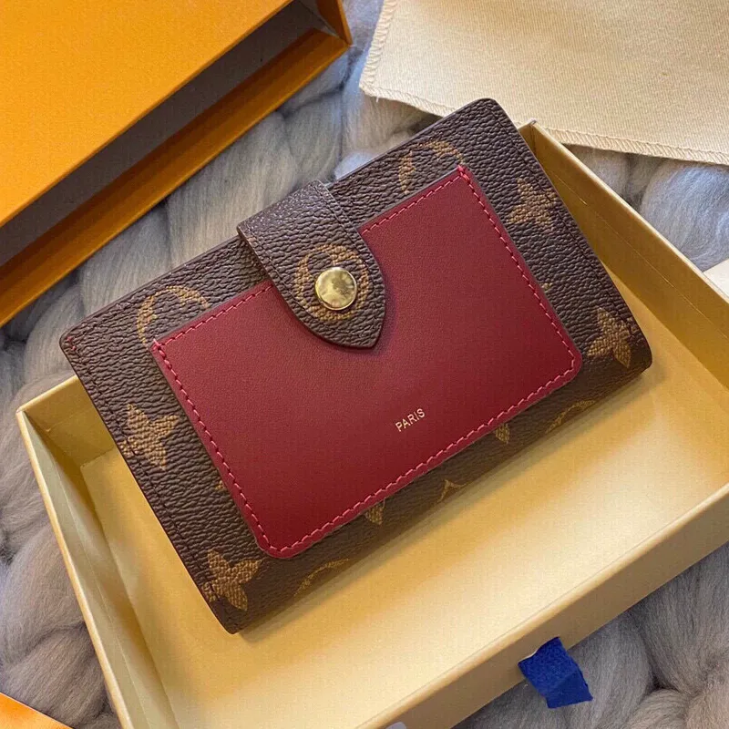 Wallets card holder Bag Luxurys Circle Multifunction Handbag Designers Classic Ladies Flowers Snap Short Travel Wallet Coin Purs luxury purse