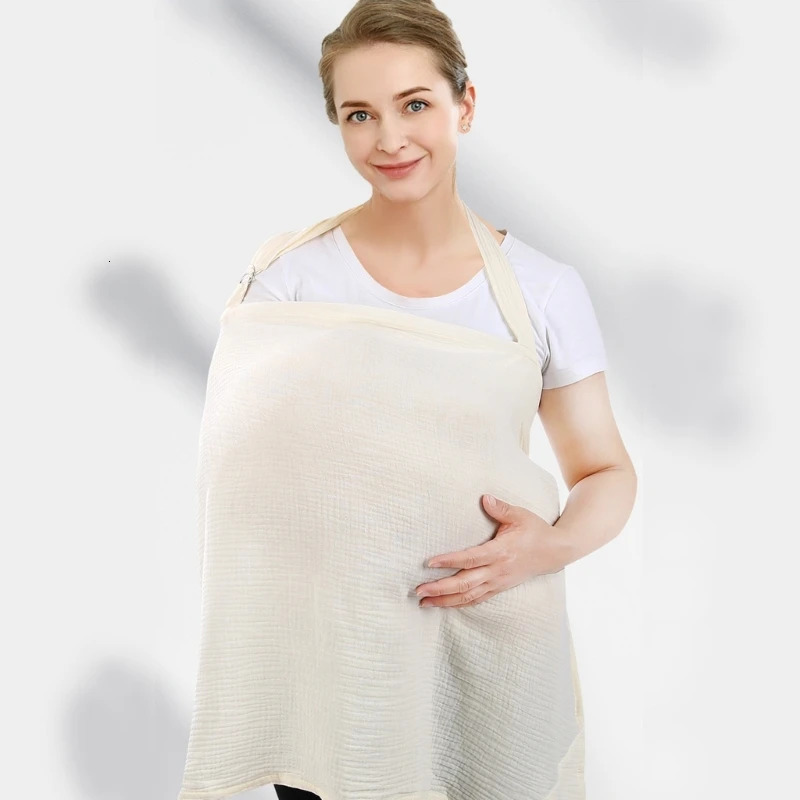 Essential Breastfeeding Apron Convenient Nursing Shawl Absorbent Feeding Cover 240523