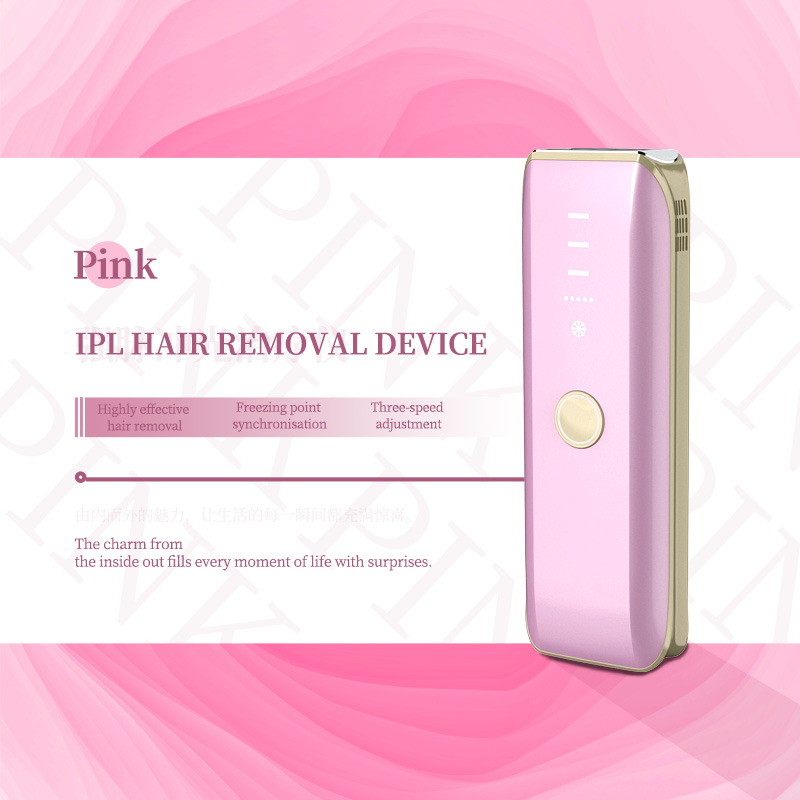 MKJS IPL laser hair removal ice cool electrolysis eraser hair removal for men and women white pinck blue color