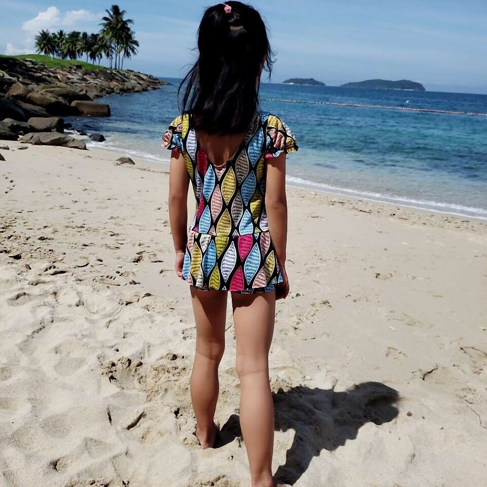 Ddmytiger Ddmytiger Children S Beach Korean Version Girls One Piece Skirt Style For Middle Aged And Elderly Princess Student Swimsuit Years Old H