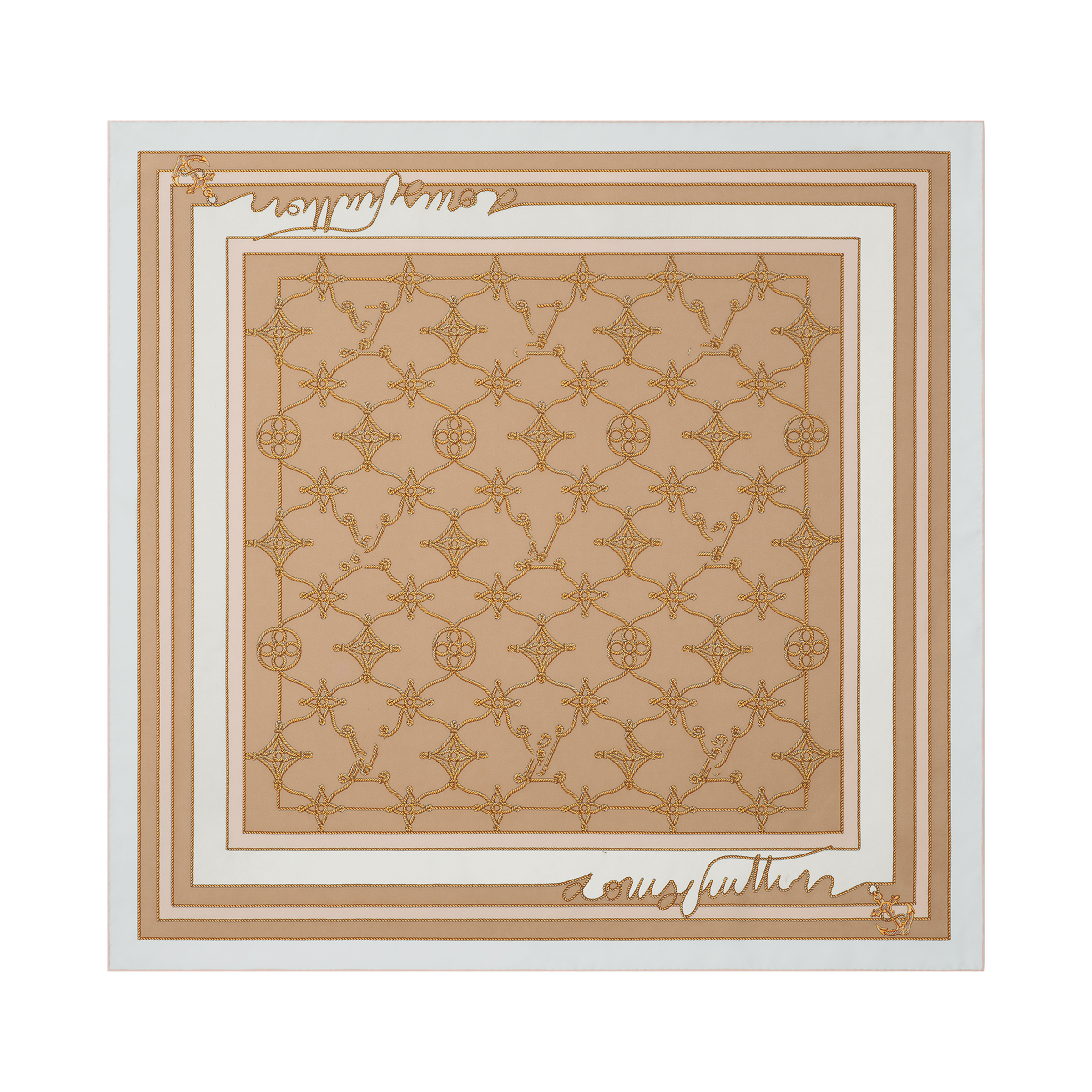 M79751 Designer Silk Scarf New Top Fashion Women Scarf Luxury Shawl Turbans Head scarfs square CORDAGE SQUARE 90cm Kerchief Hijab Female Head Wraps 21 style