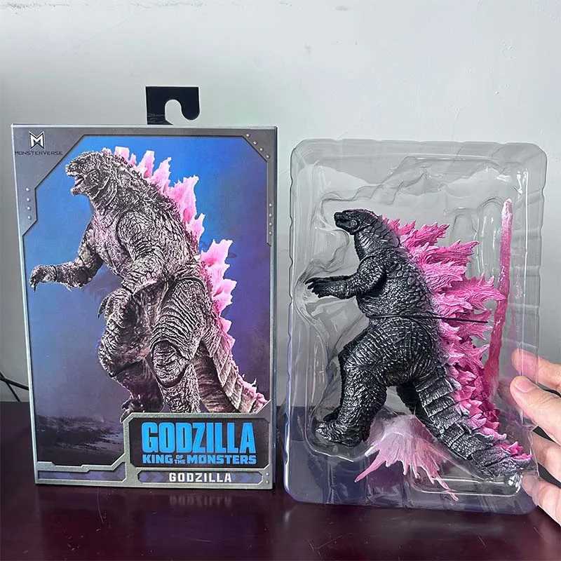 Action Toy Figures NECA Figure vs. Kong 2 The New Empire King of the Monsters Evolved Ver Pink Back Action Figure Model Toys Gift T240521