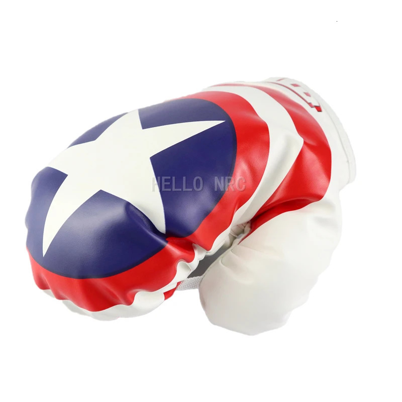 1 Pcs HELLO NRC Golf Headcovers for Driver Fairway Woods Boxing Glove USA PU Leather Golf Club #1 #3 #5 Wood Head Cover 240523
