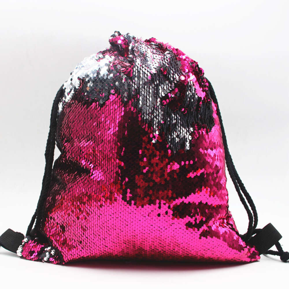 Ddmytiger Ddmytiger CM Mermaid Sports Bag Drawstring Backpack Sequin Outdoor Shoulders H
