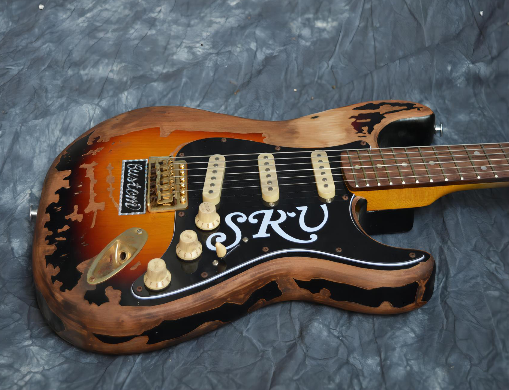 Old SRV Oem 6-string electric guitar Alder body Rosewood fretboard, free shipping 2588