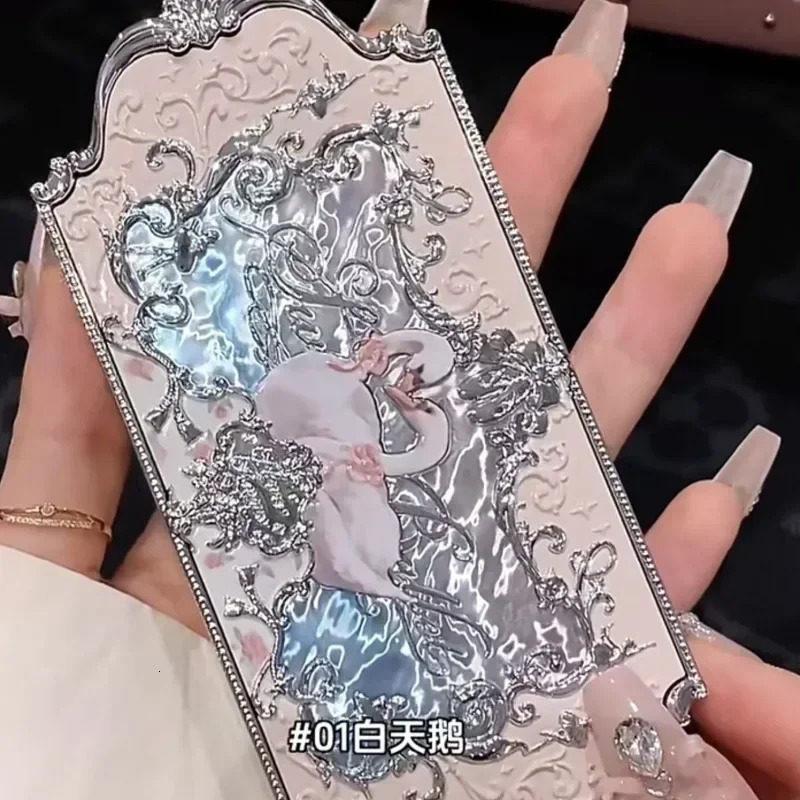 Hua Knows Swan Ballet 6 Color eye shadow Palette Durable easy to wear matte pearlescent eye shadow makeup palette 240522
