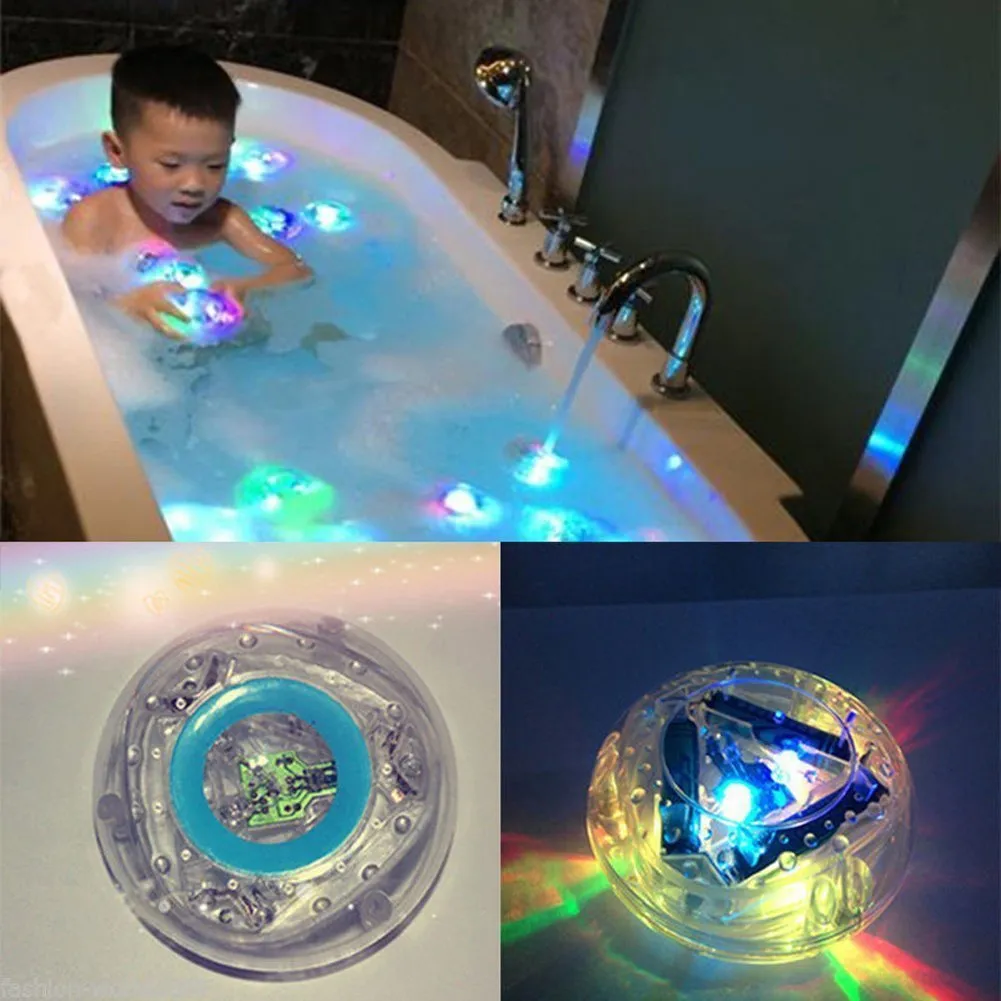 Novelty lighting LED Bath Toys Party In The Tub Light Waterproof Funny Bathroom Bathing Light for Kids Children Time LL