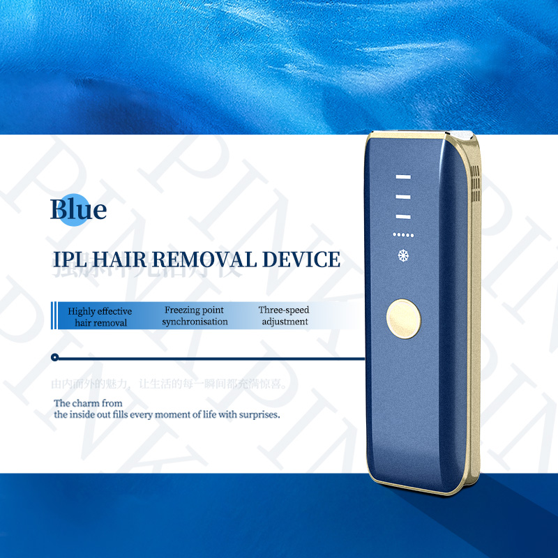 MKJS IPL laser hair removal ice cool electrolysis eraser hair removal for men and women white pinck blue color
