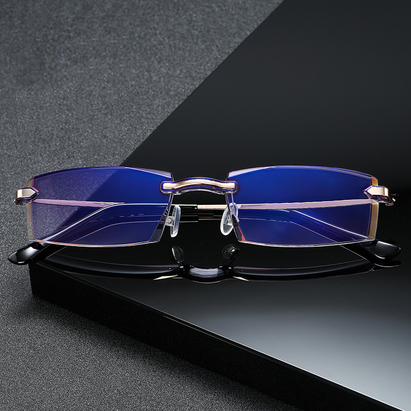 Seemfly -1 -1.5 -2 -2.5 -3 -3.5 -4 Anti Blue Light Finished Myopia Glasses Retro Square Optical Spectacles Nearsighted Goggles