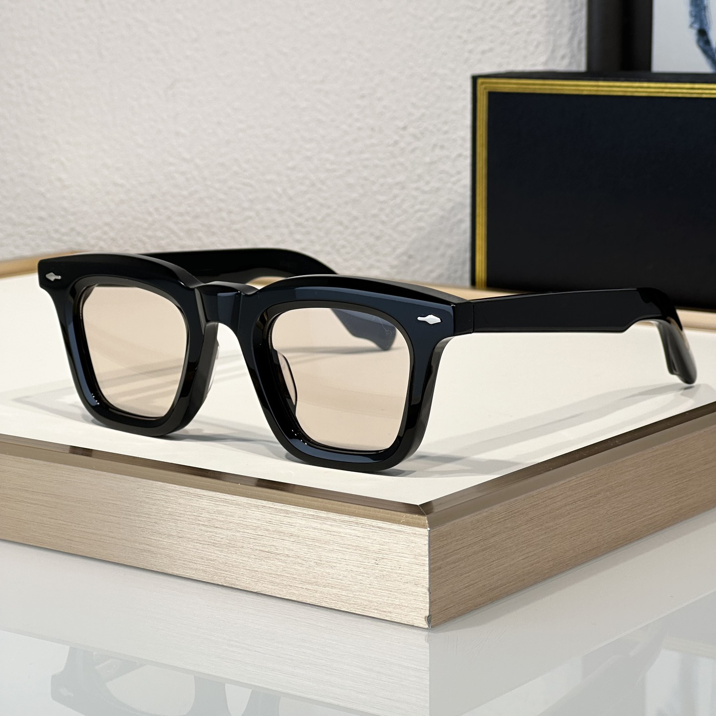 Fashion Sunglasses For Men Women LECLAIR Summer Super Designer Stylish High Street Style Anti-Ultraviolet Retro Plate Acetate Full Frame Glasses Rando