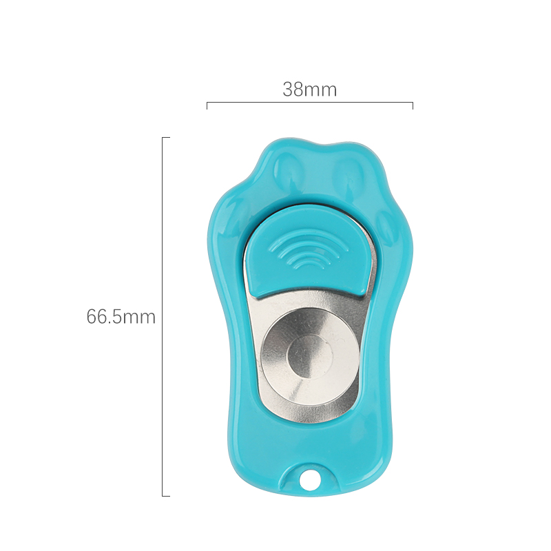 2PCS Paw Shape Dog Clicker Toys Pet Tranining Clickers Obedience Dog Pets Training Trainer Click