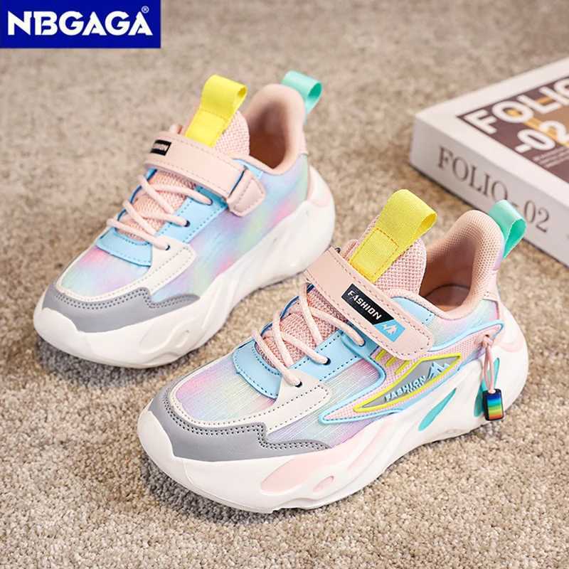 Athletic Outdoor Fashionable girls school sports summer mesh breathable childrens tennis casual shoes WX5.22 XJ260303