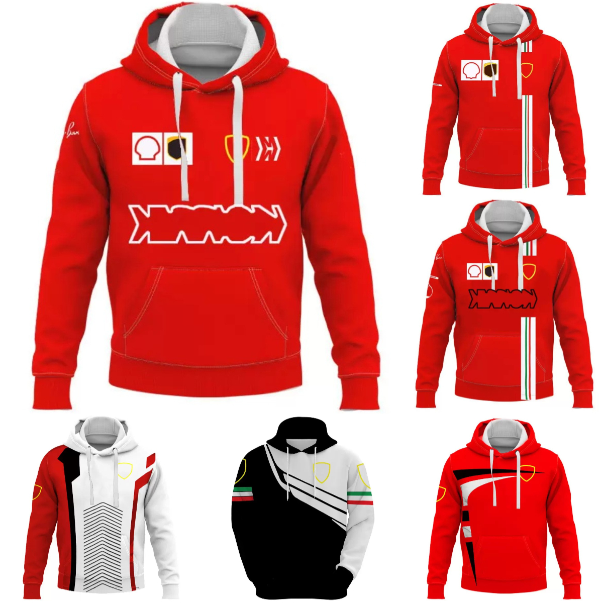 2023 F1 Red Team Formula 1 Men's Racing Pullover Hoodie Extreme Sports Plus Size Hoodies Spring Fashion Oversized Sweatshirt free shipping