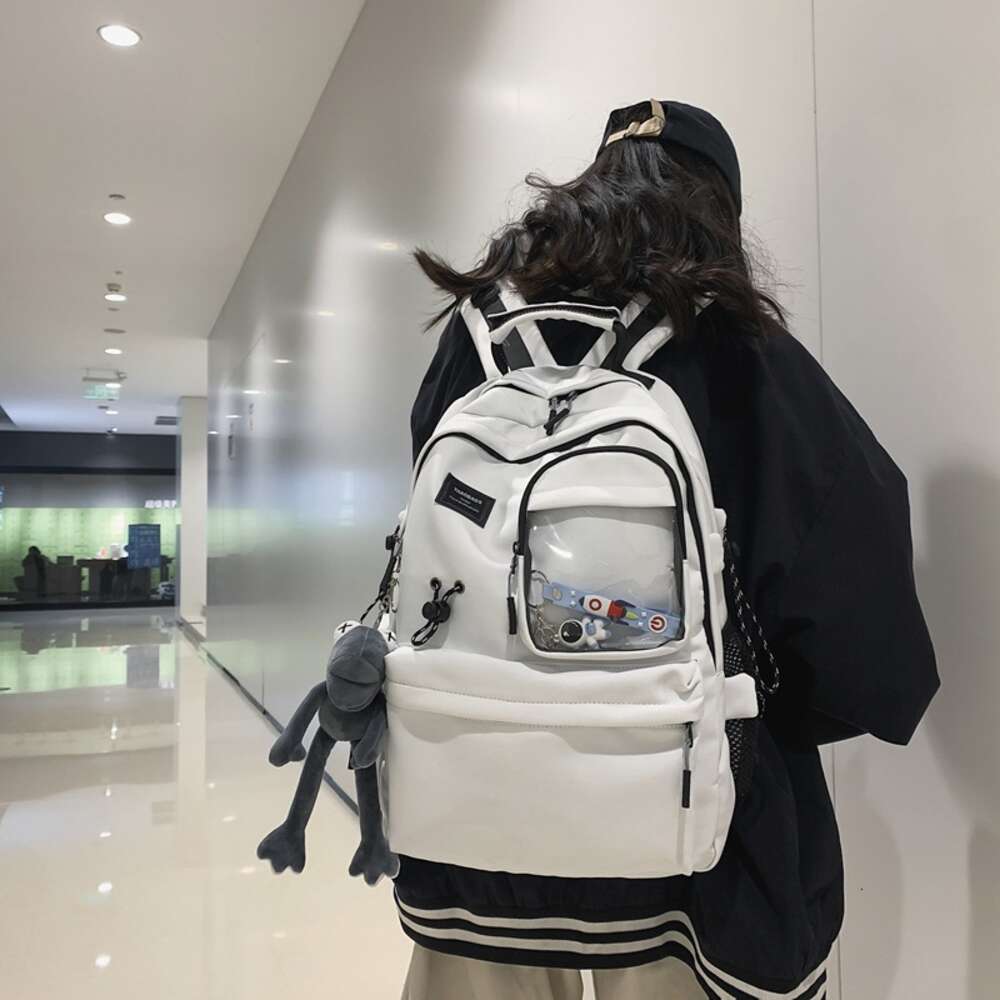 Ddmytiger Ddmytiger New Aviation Design Street Trend Fashion Leisure Travel Backpack Male Campus Student School Bag Female H
