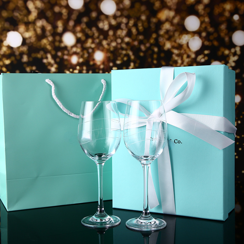 Wine Glasses Crystal Wine Glasses Pair of Tall Glasses Crystal Glass POTS Carved Champagne Glasses R250321