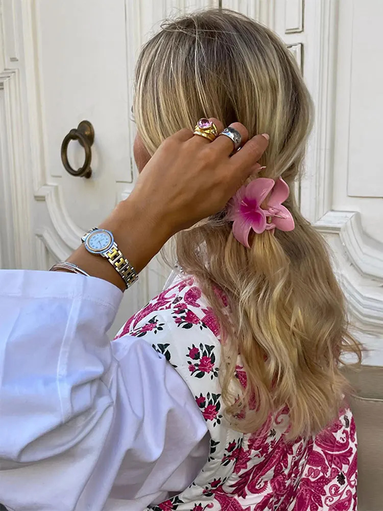 Print Pink Flower Cotton Vest For Women Elegant Sleeveless Warm Cardigan Waistcoat Autumn Lady Vintage High Streetwear 240523