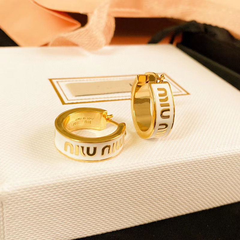 Luxury 18k gold MM brand circle hollow designer earrings for women vintage round aretes oorbellen brincos Chinese earring earings ear rings jewelry 2026 gift