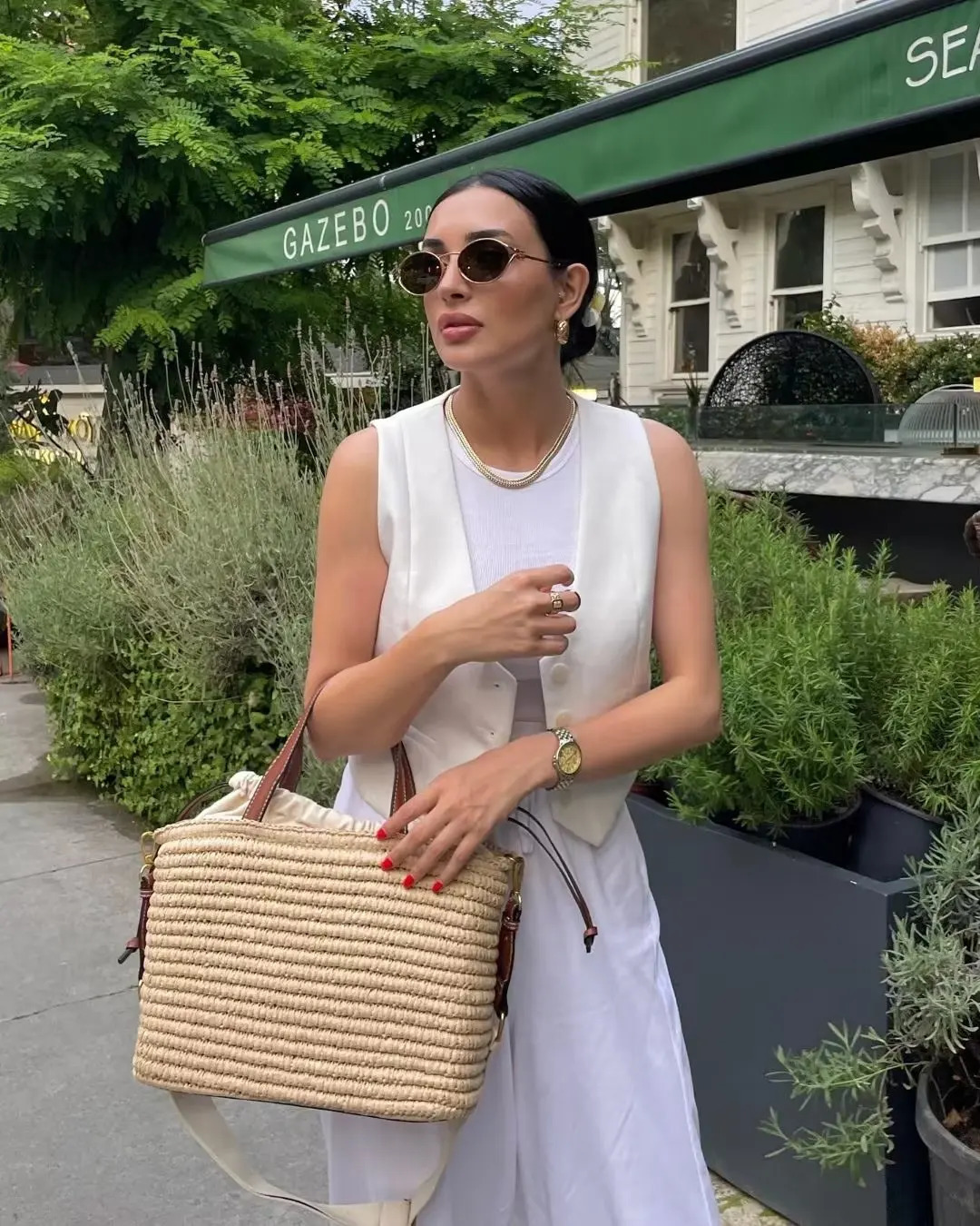 TRAF 7 Colors Womens Vest Summer Sleeveless Vests for Women Chic VNeck Singlebreasted Waistcoat Tops Ladies In 240523