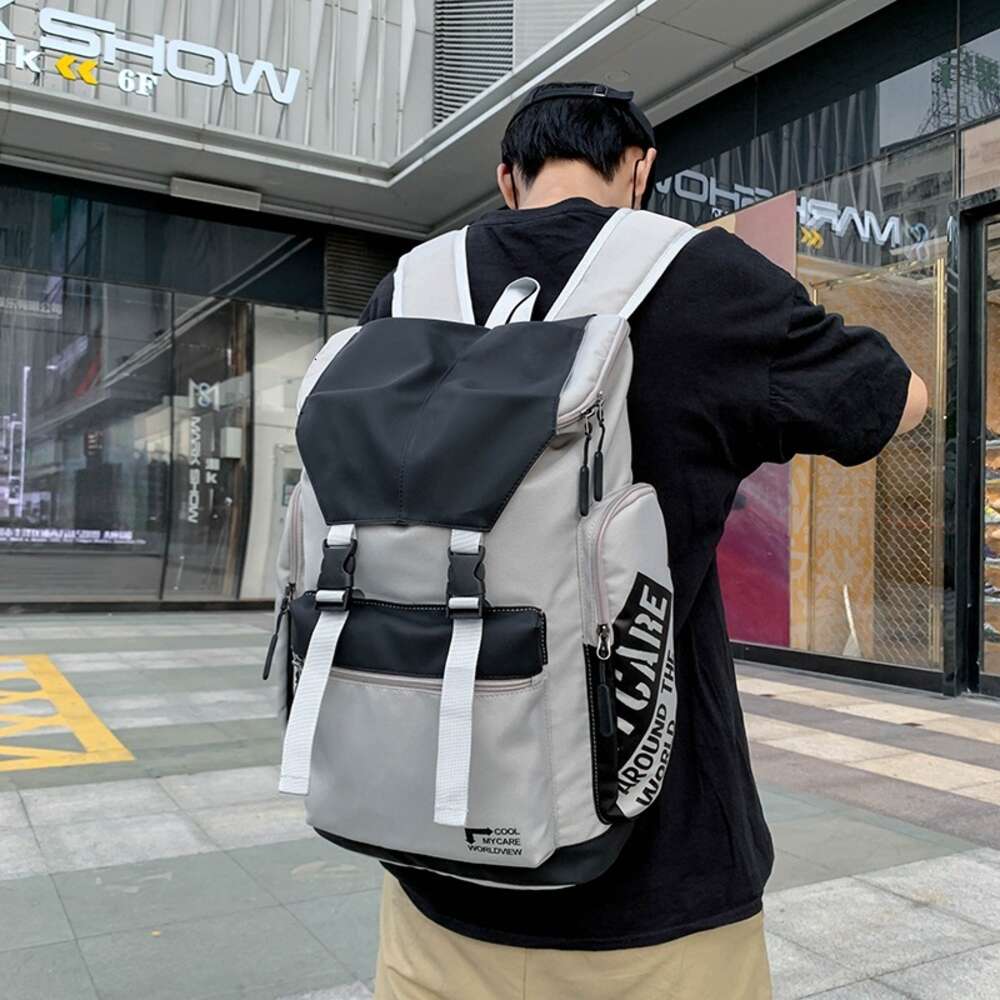 Ddmytiger Ddmytiger Backpack Men S Trendy New Middle School Student Korean Version Workwear Travel Outdoor Leisure H