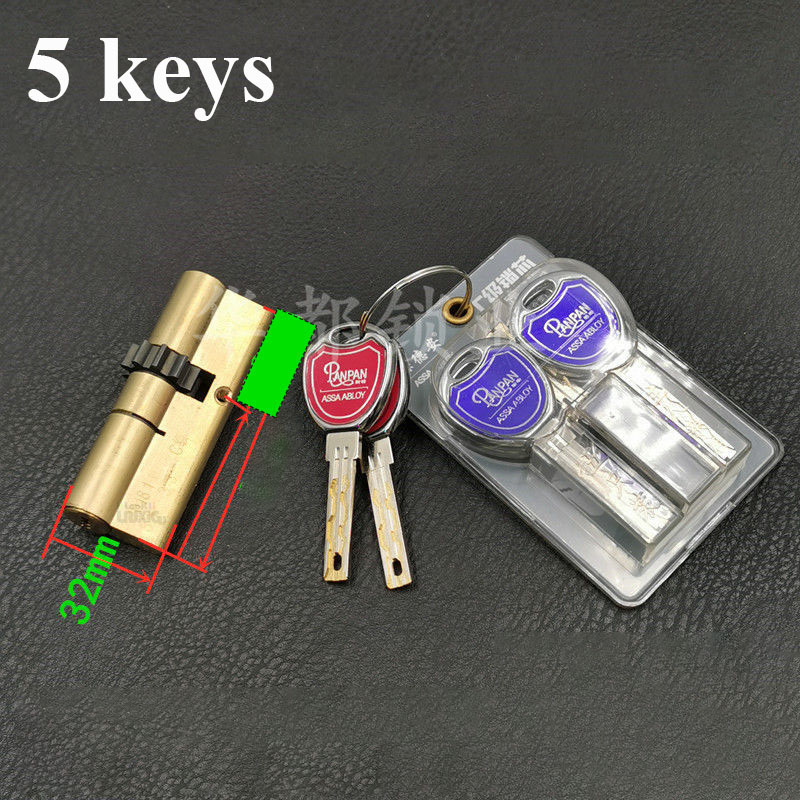 Anti-Theft Living Room Door Lock - Robust 10 Gear Mechanism for Extra Protection