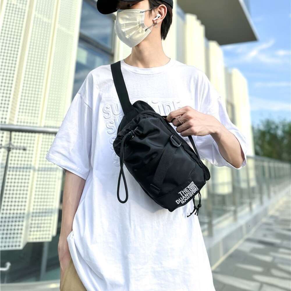 Ddmytiger Ddmytiger New Trendy Korean Version Men S Diagonal Cross Cycling Wear Resistant Waterproof Casual Shoulder Bag Travel Comfortable And Portab