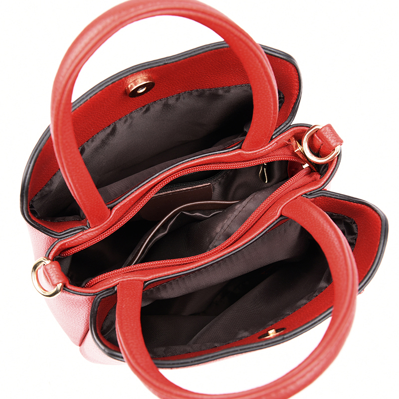 Brand Designer Shoulder Leather Handbags Three-layer Pocket Crossbody Bags For Women 2022 Tote Bag