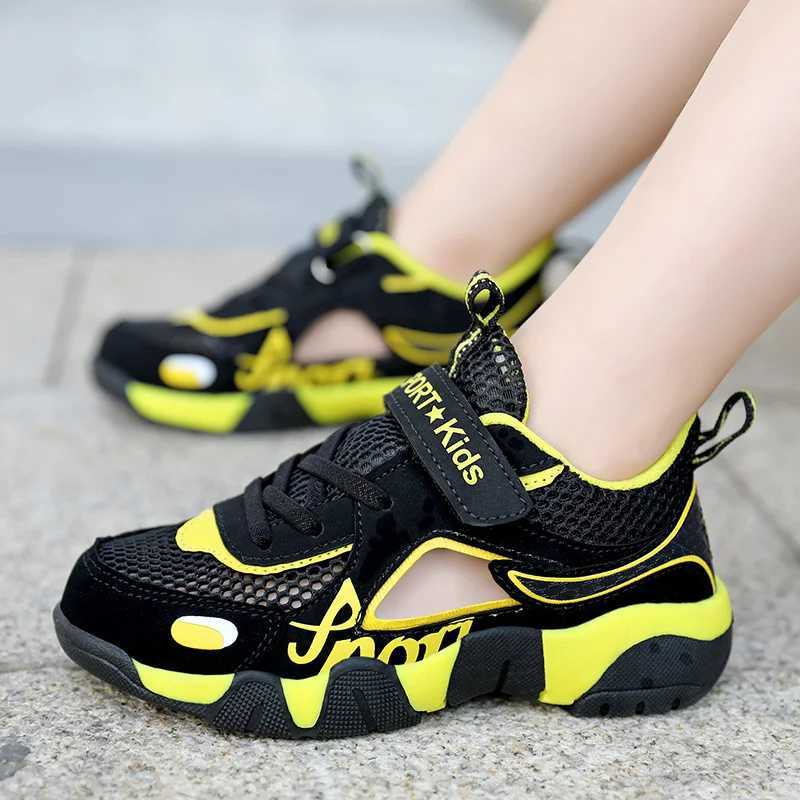 Sneakers Childrens summer shoes childrens sandals breathable boys sandals soft childrens shoes outdoor protective shoes beach sandals H241221