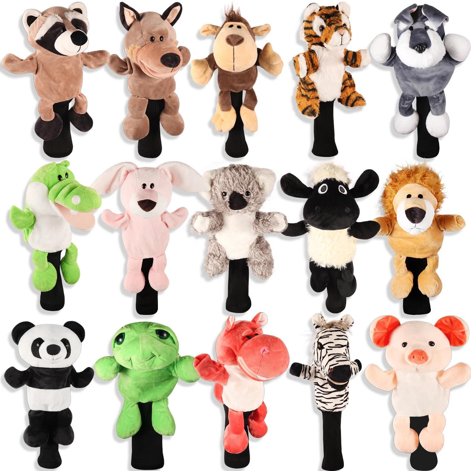 All kinds of animal golf club Driver head covers suitable for mens and womens golf Driver Club mascot novelty cute gift 240511