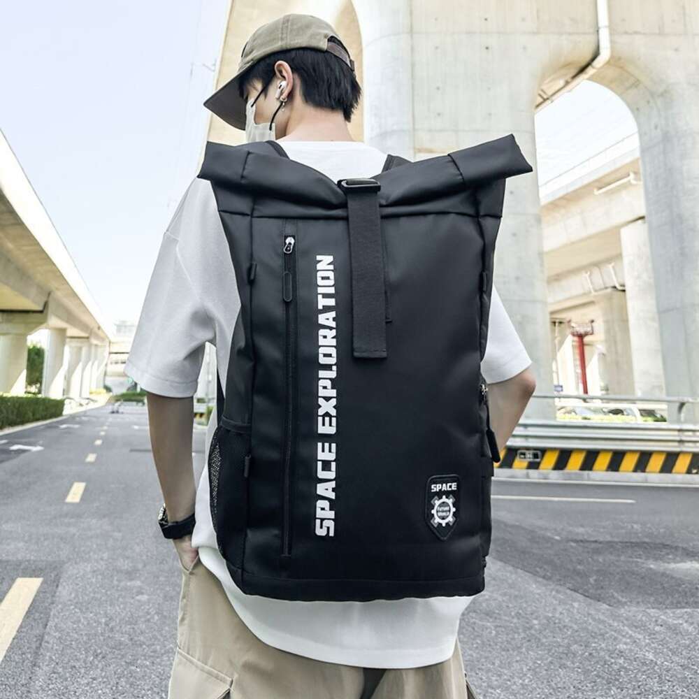 Ddmytiger Ddmytiger New Trendy And Cool Men S For Tourism Vacation Sports Roll Up Waterproof Leisure Backpack Student H