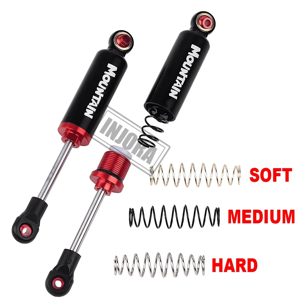 INJORA Built-in Spring Shock Absorber 90/100/110/120mm Damper For 1/10 RC Crawler Car Axial SCX10 90046 Capra Redcat Gen8