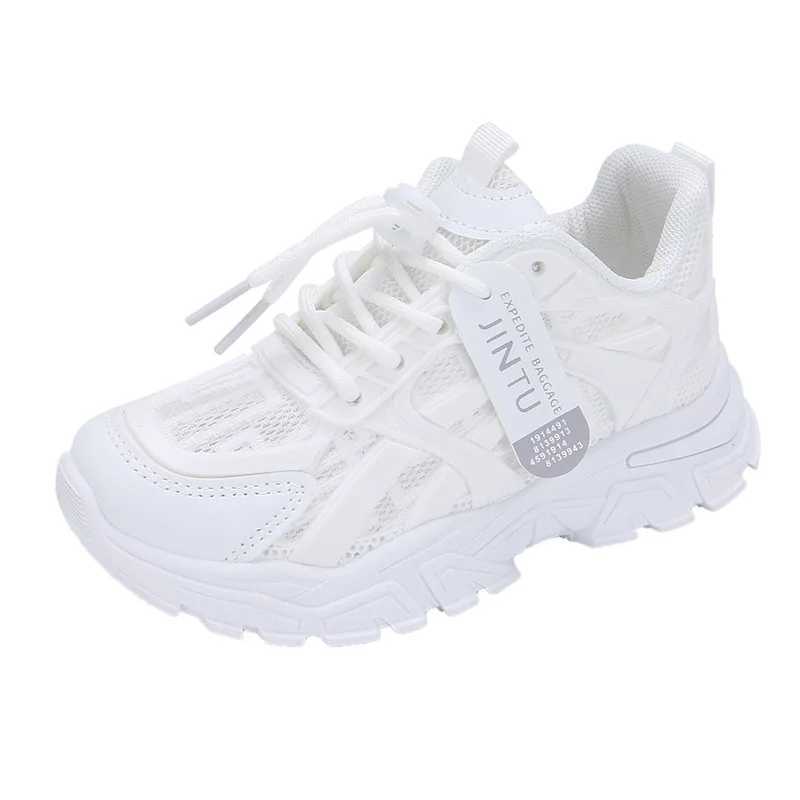 Athletic Outdoor Athletic Outdoor Shoes 2024 Spring/Summer New Childrens Wear resistant Sports Shoes Boys Primary School Casual Shoes WX5.22