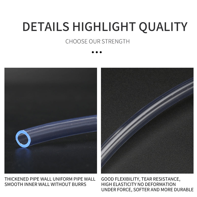 Aquarium 4mm * 6mm tracheal CO2 dedicated tube High pressure resistant, non-toxic, odorless tracheal oxygen dedicated tube