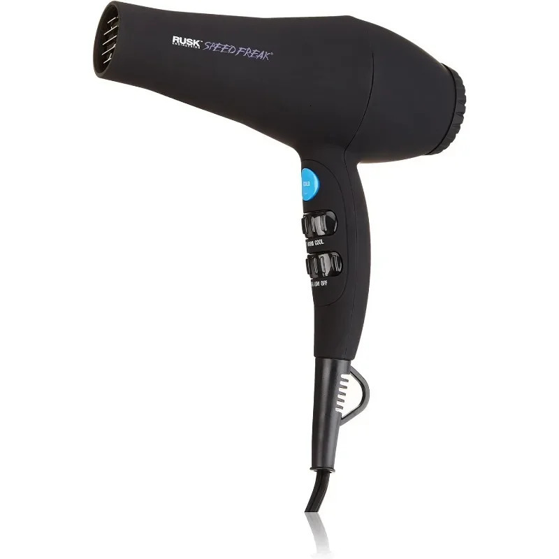RUSK Engineering Speed Freak Ceramic and Tourmaline Professional 2000 Watt Hair Dryer - Far-Infrared Heat 240511