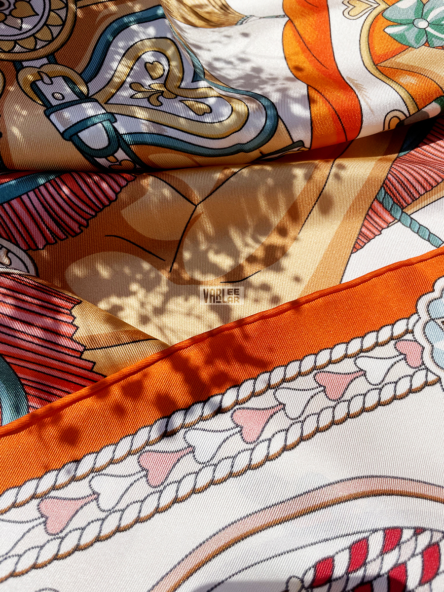 Pure Mulberry Silk Scarf 90cm Women Square Hand-Rollerd Shawls Office Lady Bag Bandanas Tops Accessories Neck Hair Twill Scarves Decoration HARNAIS DE