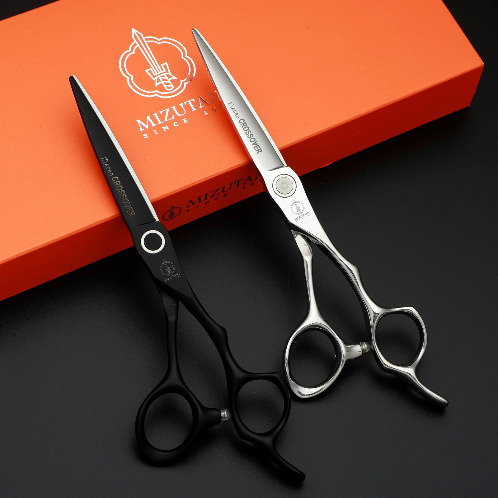 models MIZUTANI 6.2-6.7-inch Hairdressing scissors VG10 material quality Barber shop scissors high-quality Flat shear 240522