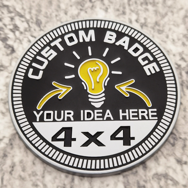 Party Decoration Circular 4X4 Car Sticker For Truck 3D Badge Emblem Decal Auto Accessories 0529