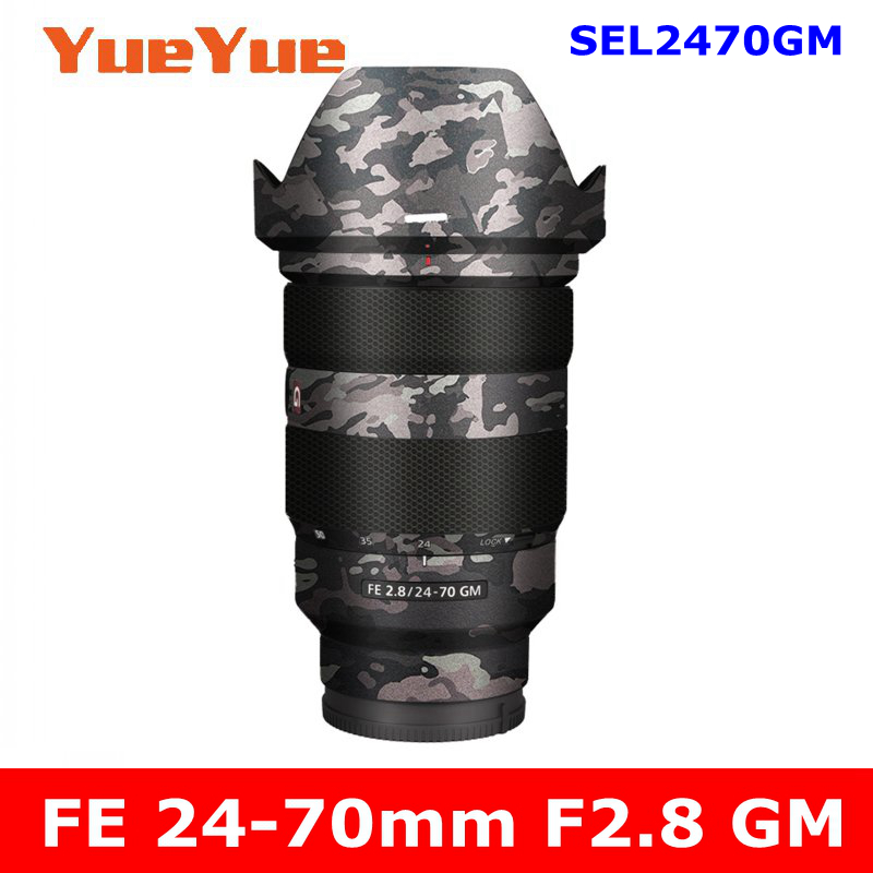 For Sony FE 24-70 F2.8 GM Decal Skin Vinyl Wrap Film Lens Body Protective Sticker Protector Coat SEL2470GM 24-70mm 2.8 F/2.8