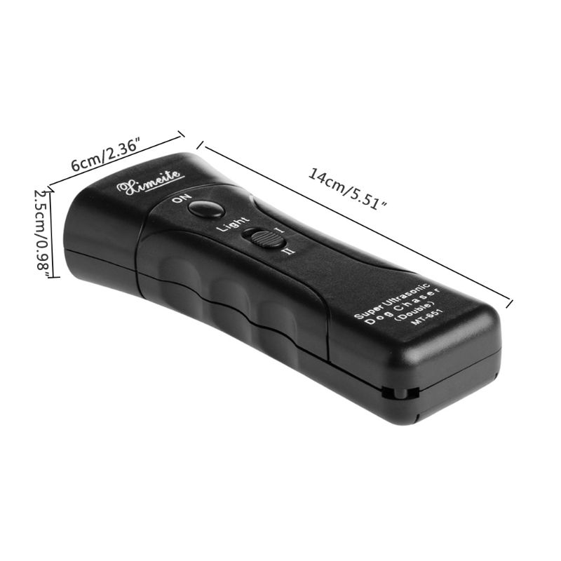 New Ultrasonic Dog Chaser Stop Aggressive Animal Attacks Repeller Flashlight Self Defense Weapon Fast Reach