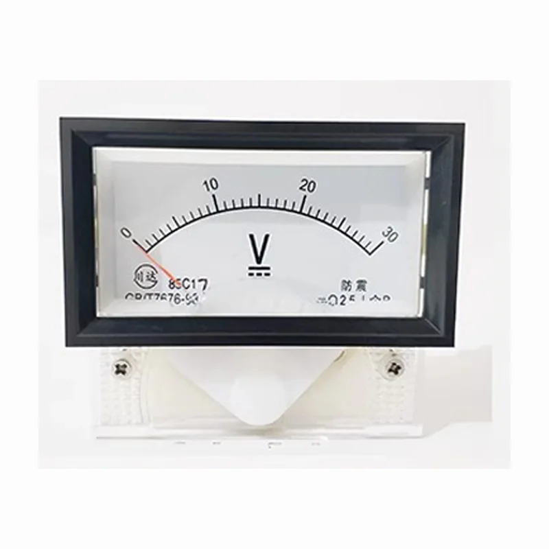 85C17 5V 10V 15V 20V 30V 50V 100V 250V 300V 450V 1000V DC Panel Meter Voltmeter for Voltage Testing