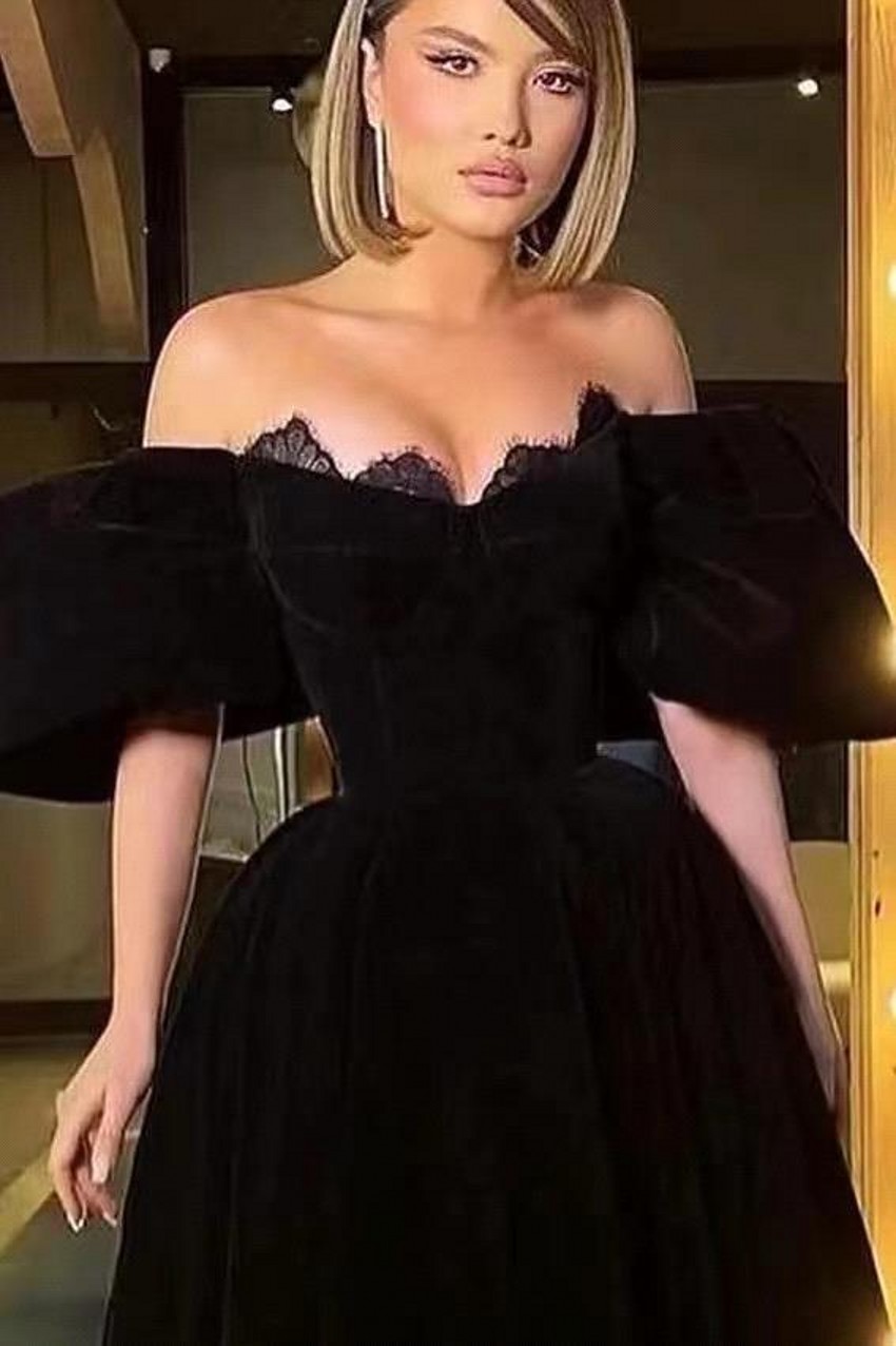 Ankle Vintage Black Length Graduation Prom Party A E Off Shoulders Backless Evening Homecoming Dresses Retro Plus Sizes Robes Bc18919 6660306